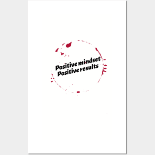 Positive Mindset Positive Results Posters and Art